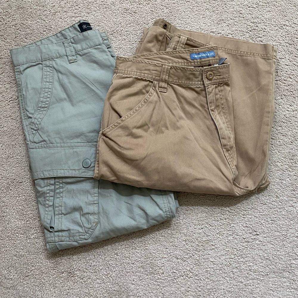 Cargo Capri Bundle Euc - image 6